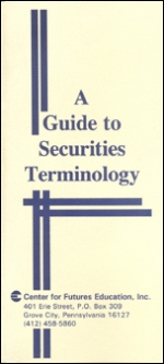 Downloadable Guide to Securities Terminology e-Booklet